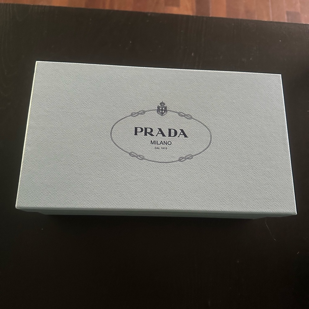 Prada Sky Blue Shoe Box